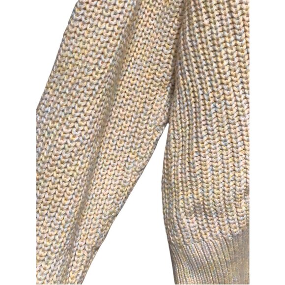 Universal Thread Granny Core CYellow Crewneck Sweater Multi Color Accent Sz XXL - Picture 13 of 15